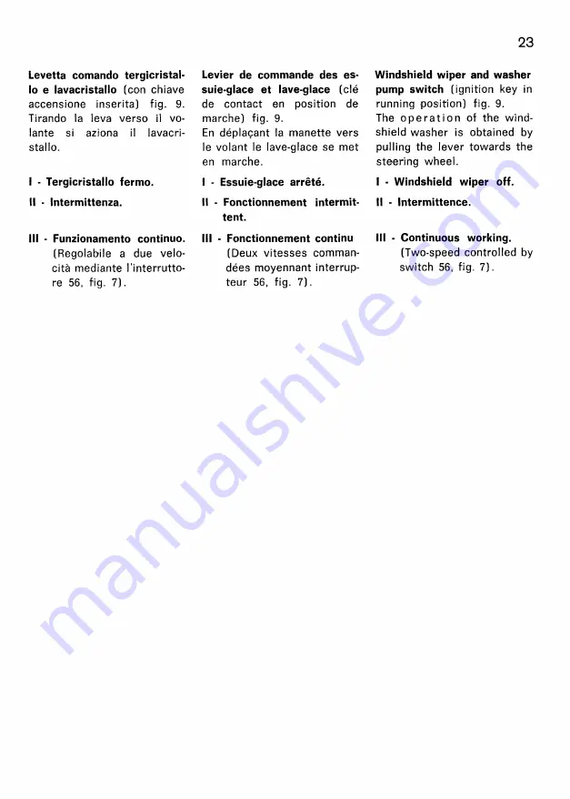 Ferrari 208 GTB Instruction Book Download Page 25