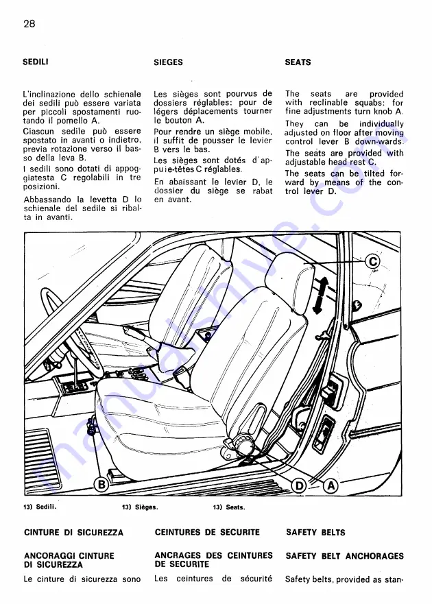 Ferrari 208 GTB Instruction Book Download Page 30