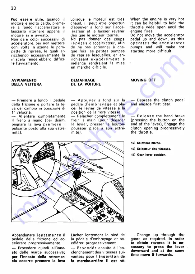 Ferrari 208 GTB Instruction Book Download Page 34