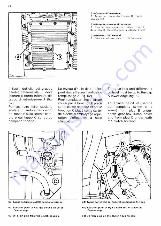 Ferrari 208 TURBO Owner'S Manual Download Page 80