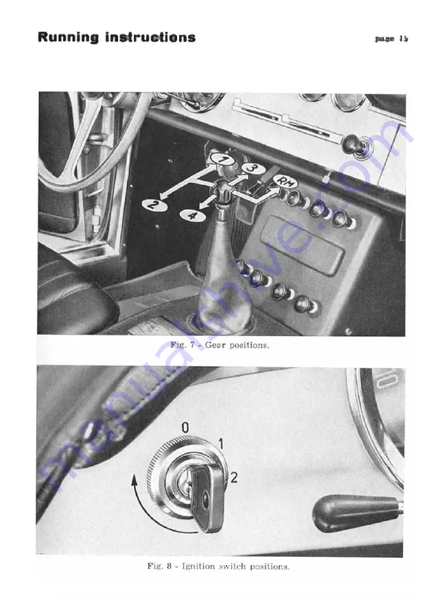 Ferrari 250 gt/e pininfarina coupe 2-2 Operating, Maintenance And Service Handbook Manual Download Page 18