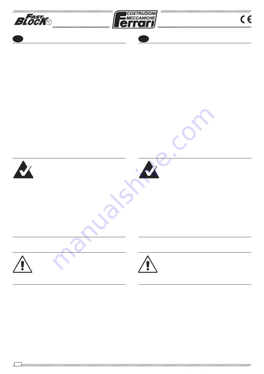 Ferrari 3 Series Operating And Service Manual Download Page 22