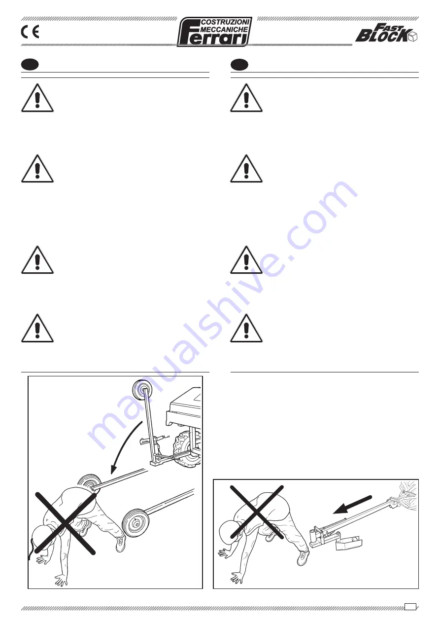 Ferrari 3 Series Operating And Service Manual Download Page 33