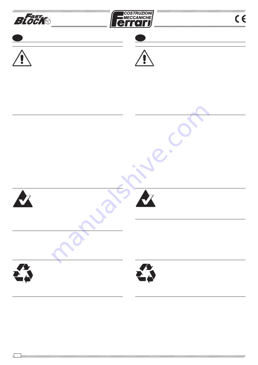 Ferrari 3 Series Operating And Service Manual Download Page 262