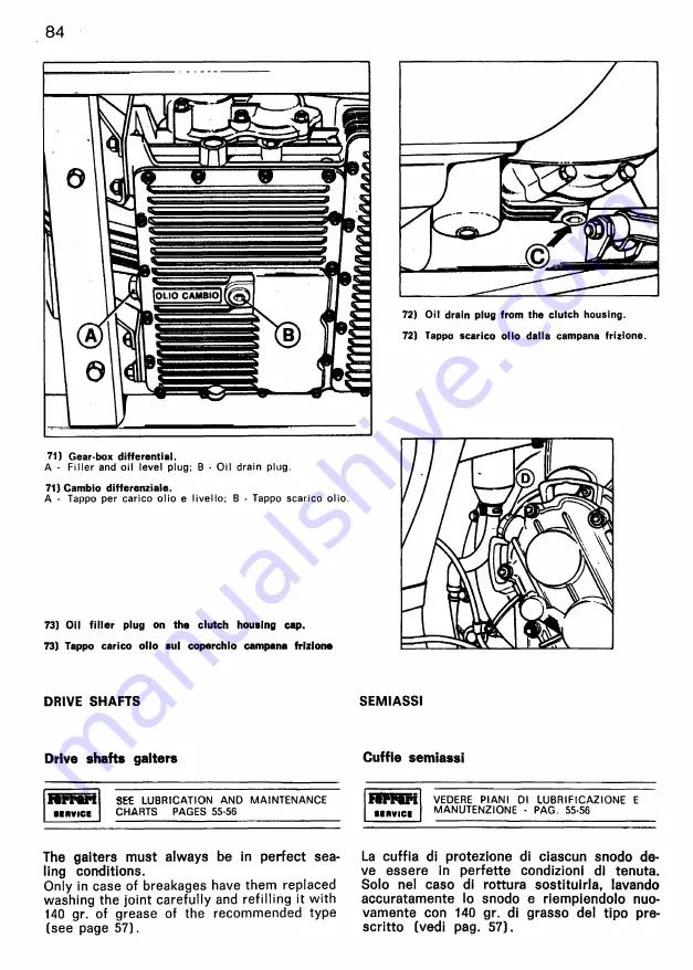 Ferrari 308 GTBi Скачать руководство пользователя страница 79