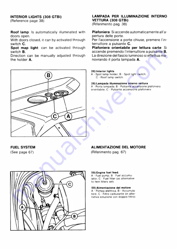 Ferrari 308 GTBi Скачать руководство пользователя страница 115