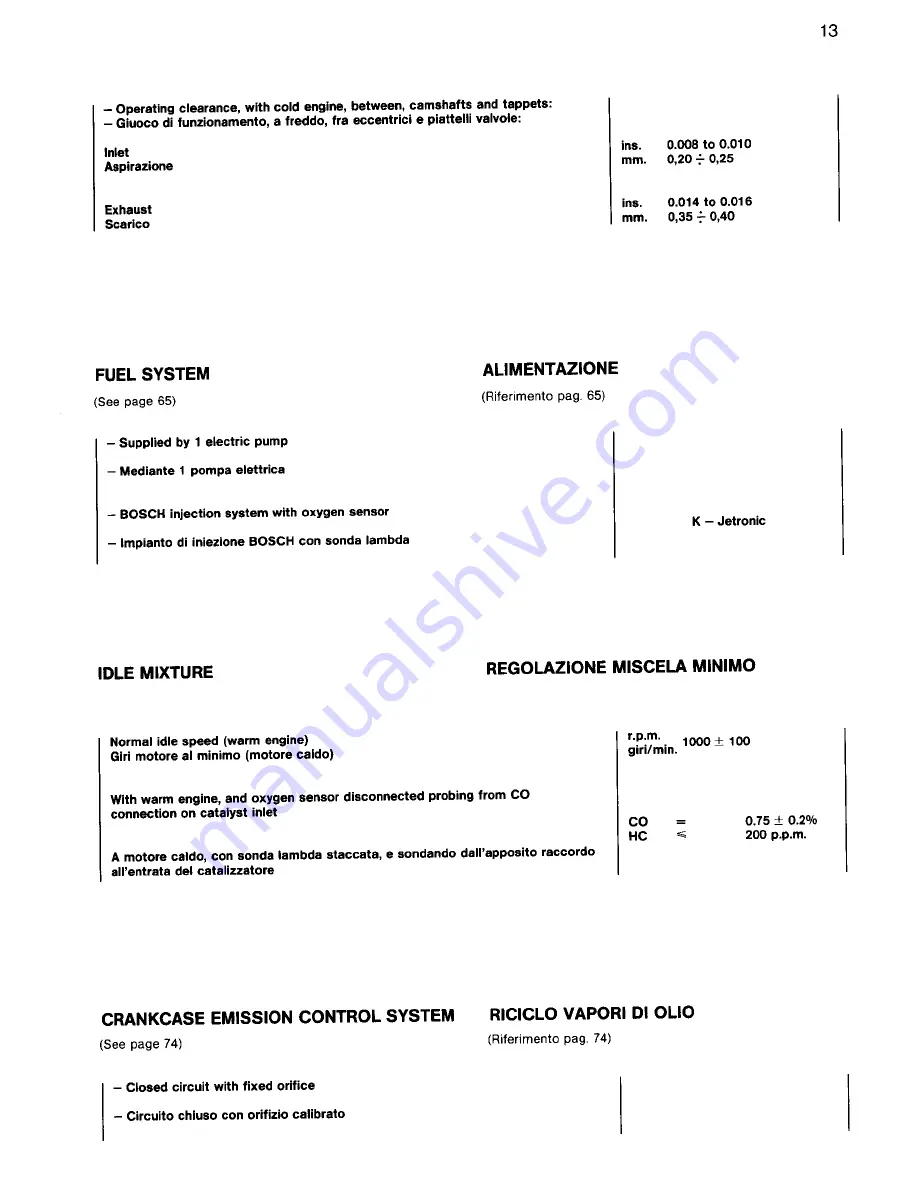 Ferrari 328 Owner'S Manual Download Page 17