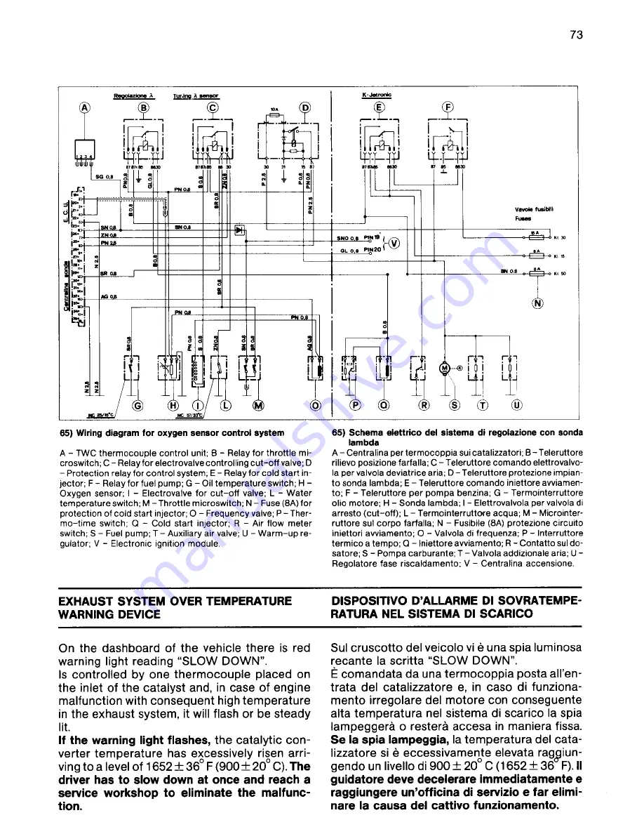 Ferrari 328 Owner'S Manual Download Page 76