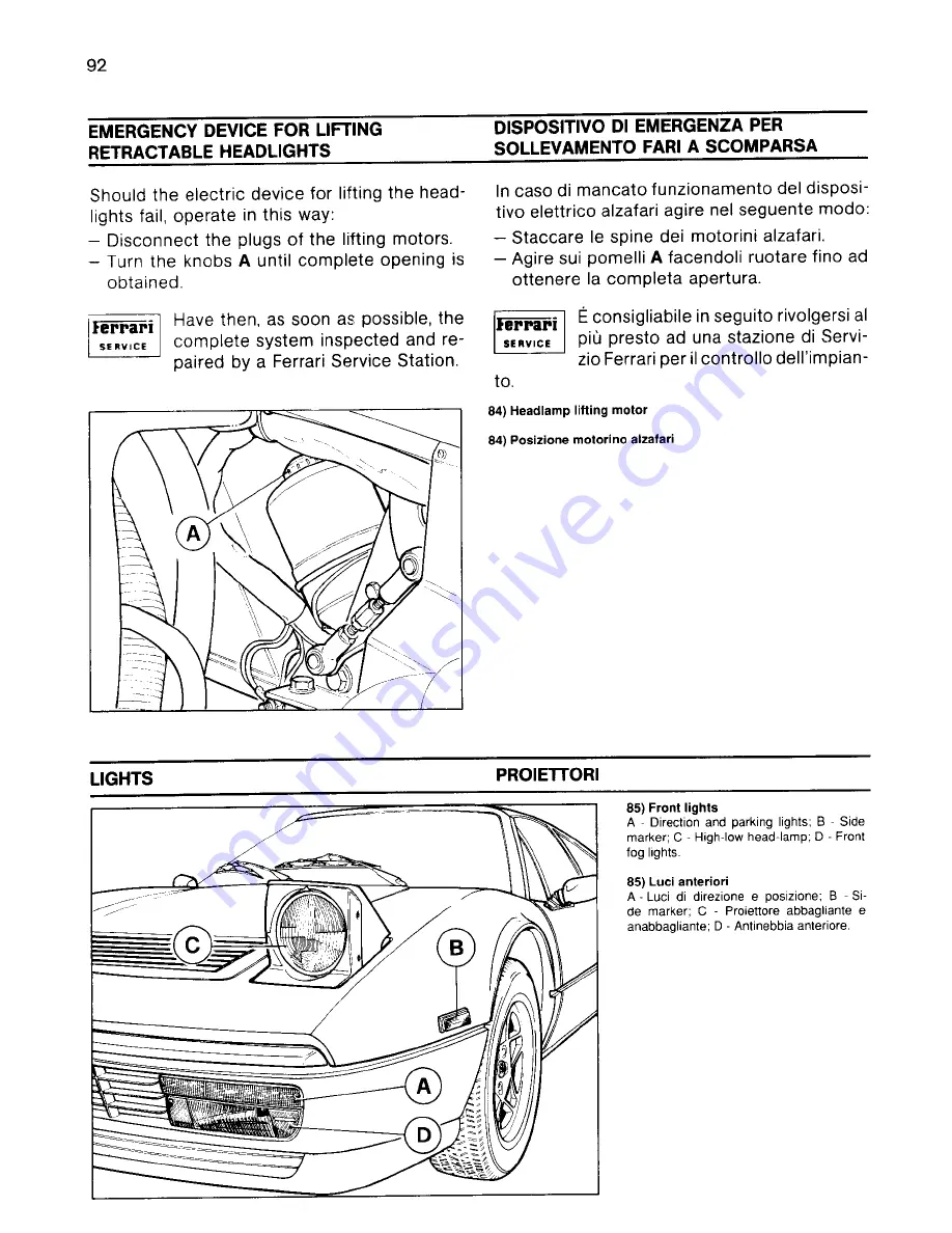 Ferrari 328 Скачать руководство пользователя страница 95