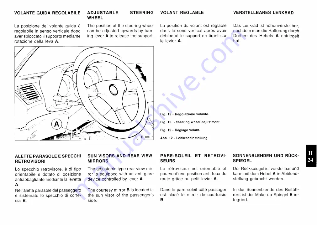 Ferrari 348 spider Owner'S Manual Download Page 103