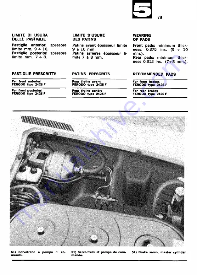 Ferrari 365 GT2+2 Operating Operating And Service Manual Download Page 83