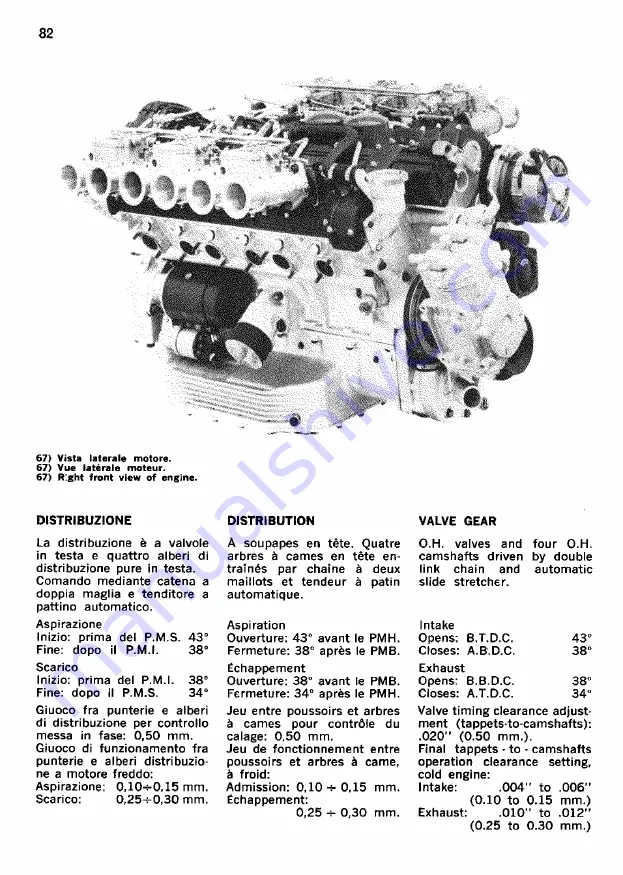 Ferrari 365 GTC4 Operating, Maintenance And Service Handbook Manual Download Page 80