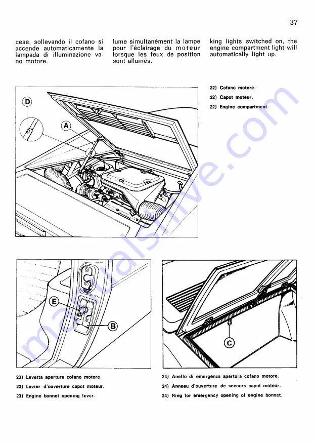 Ferrari Dino 208 gt4 Instruction Book Download Page 38