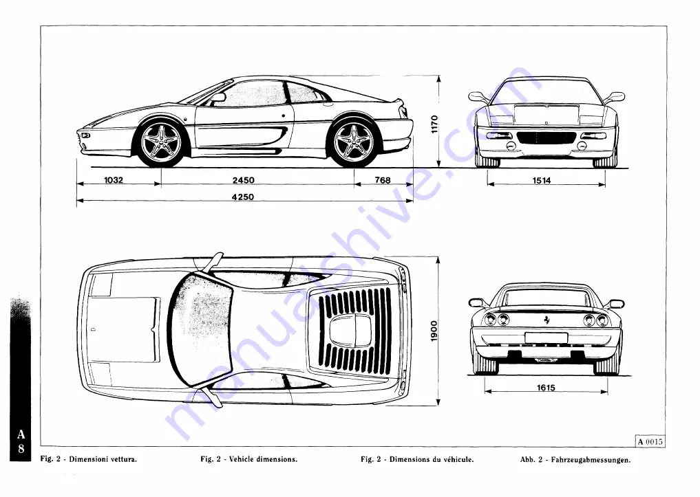 Ferrari F355 berlinetta Owner'S Manual Download Page 13