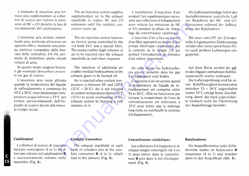 Ferrari F355 berlinetta Owner'S Manual Download Page 57