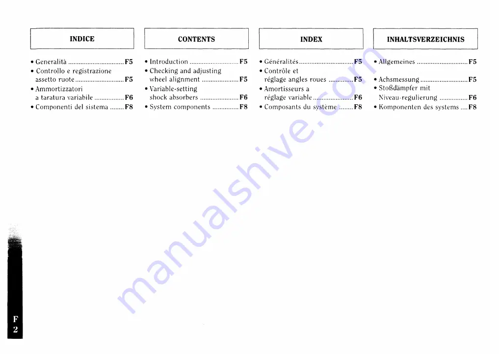 Ferrari F355 berlinetta Owner'S Manual Download Page 81