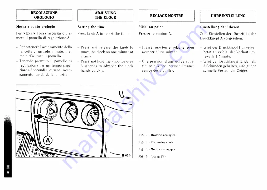 Ferrari F355 berlinetta Owner'S Manual Download Page 118