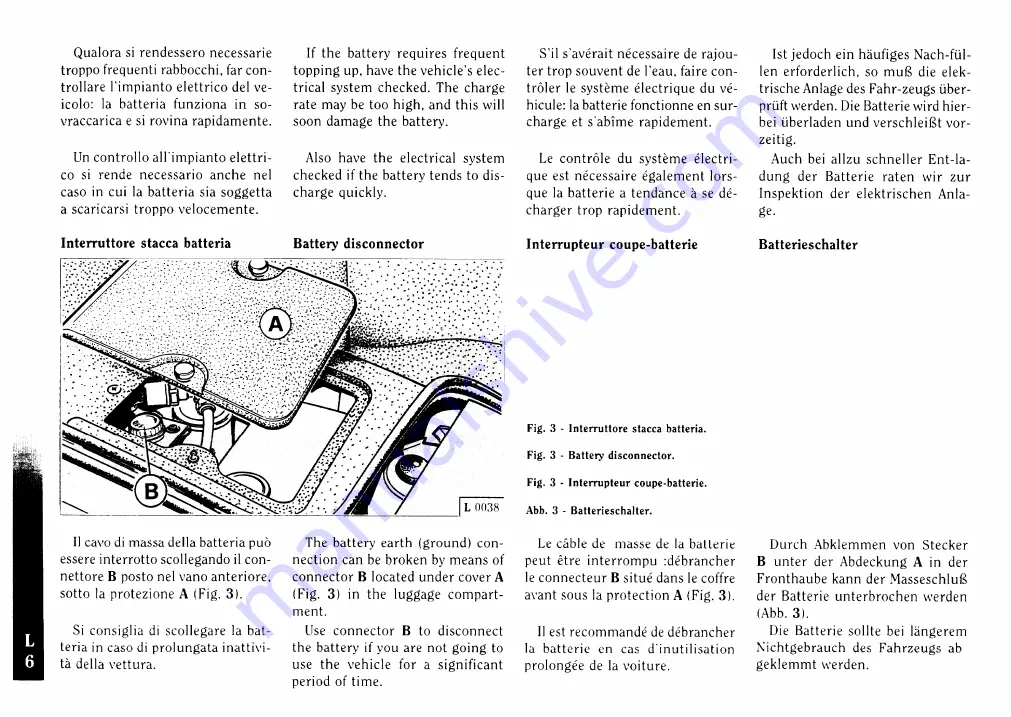 Ferrari F355 berlinetta Owner'S Manual Download Page 172