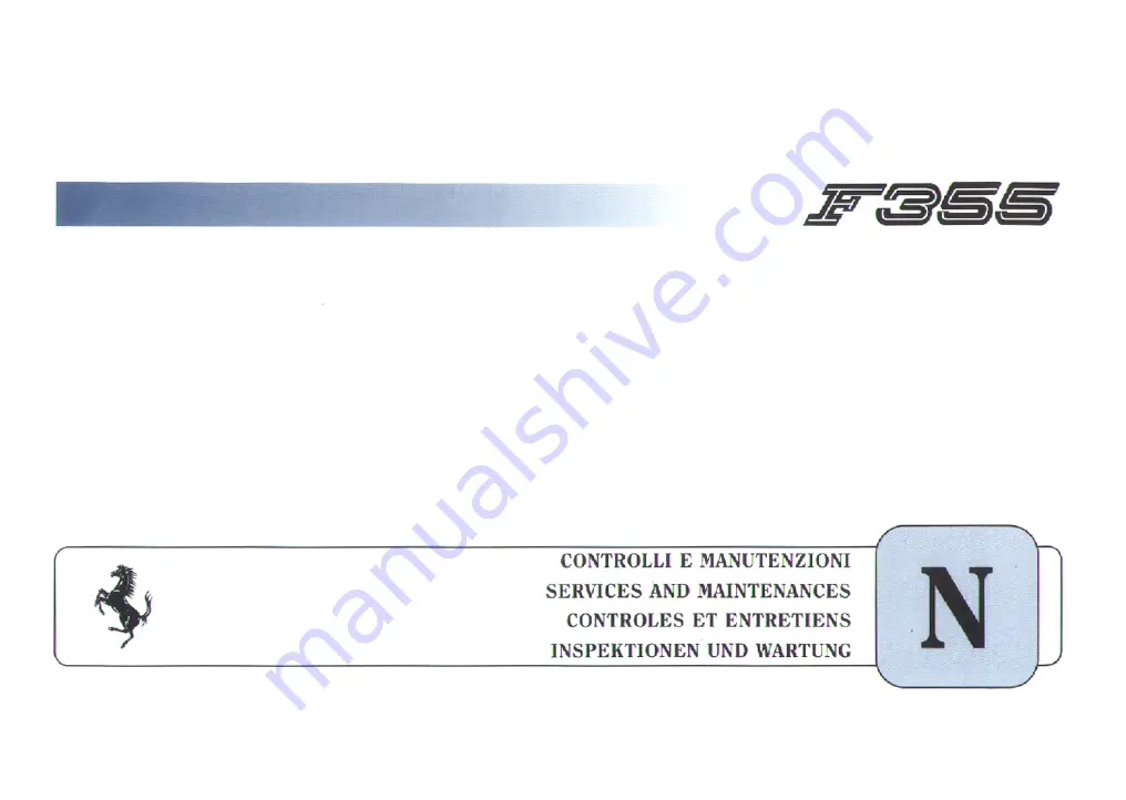 Ferrari F355 berlinetta Owner'S Manual Download Page 197