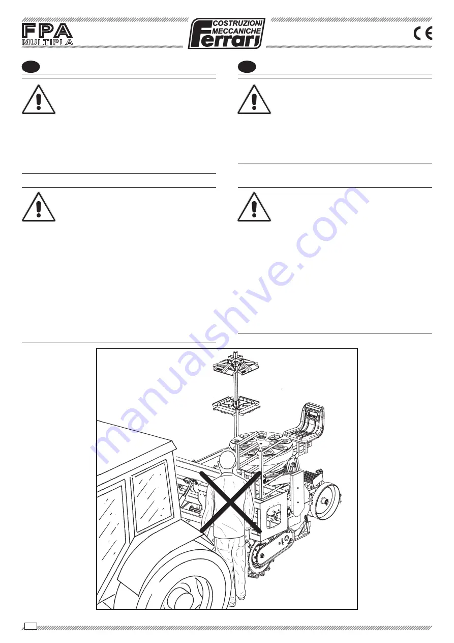 Ferrari FPA MULTIPLA Operating And Service Manual Download Page 38