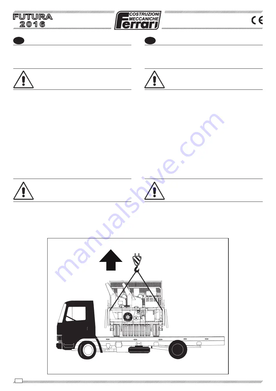 Ferrari FUTURA 2016 Operating And Service Manual Download Page 30