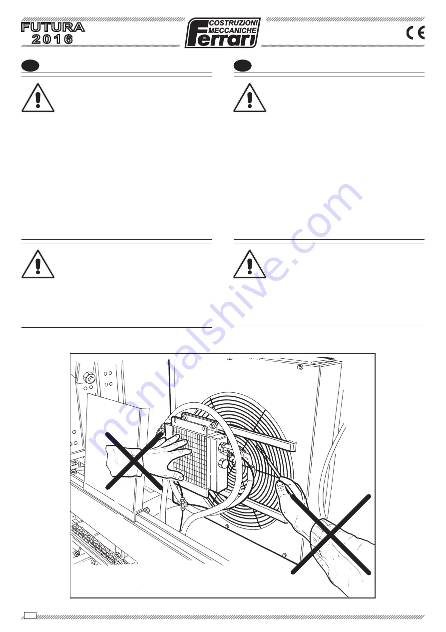 Ferrari FUTURA 2016 Operating And Service Manual Download Page 54