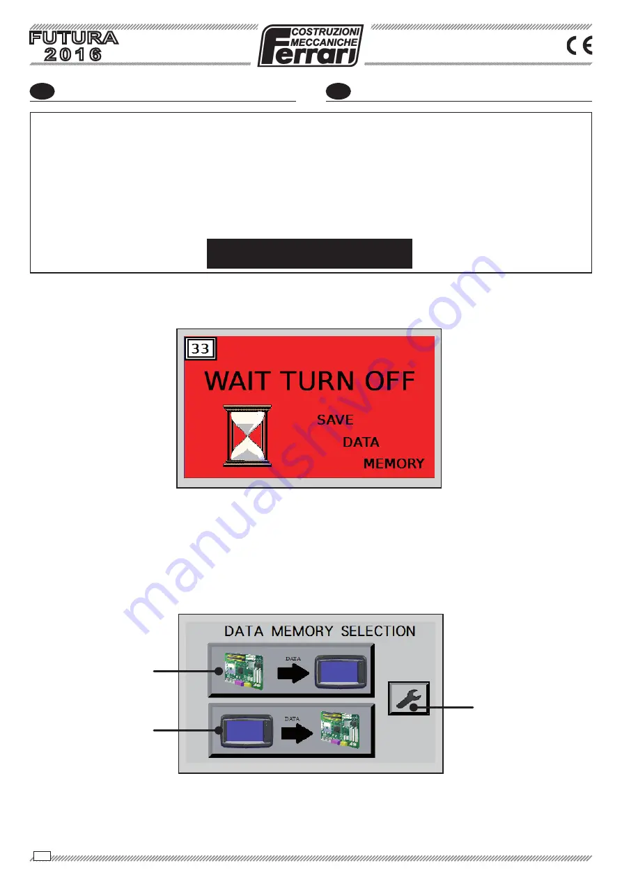 Ferrari FUTURA 2016 Operating And Service Manual Download Page 152