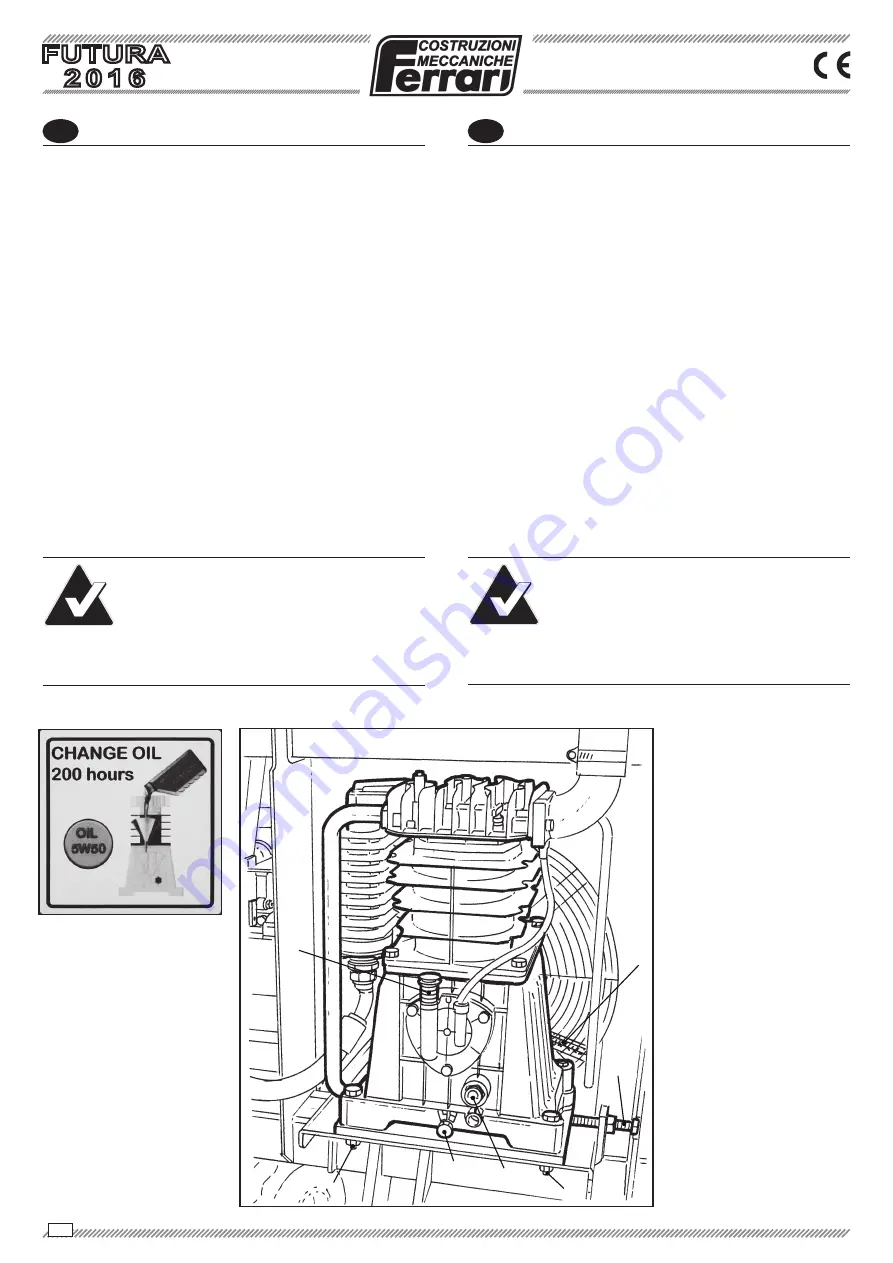 Ferrari FUTURA 2016 Operating And Service Manual Download Page 182