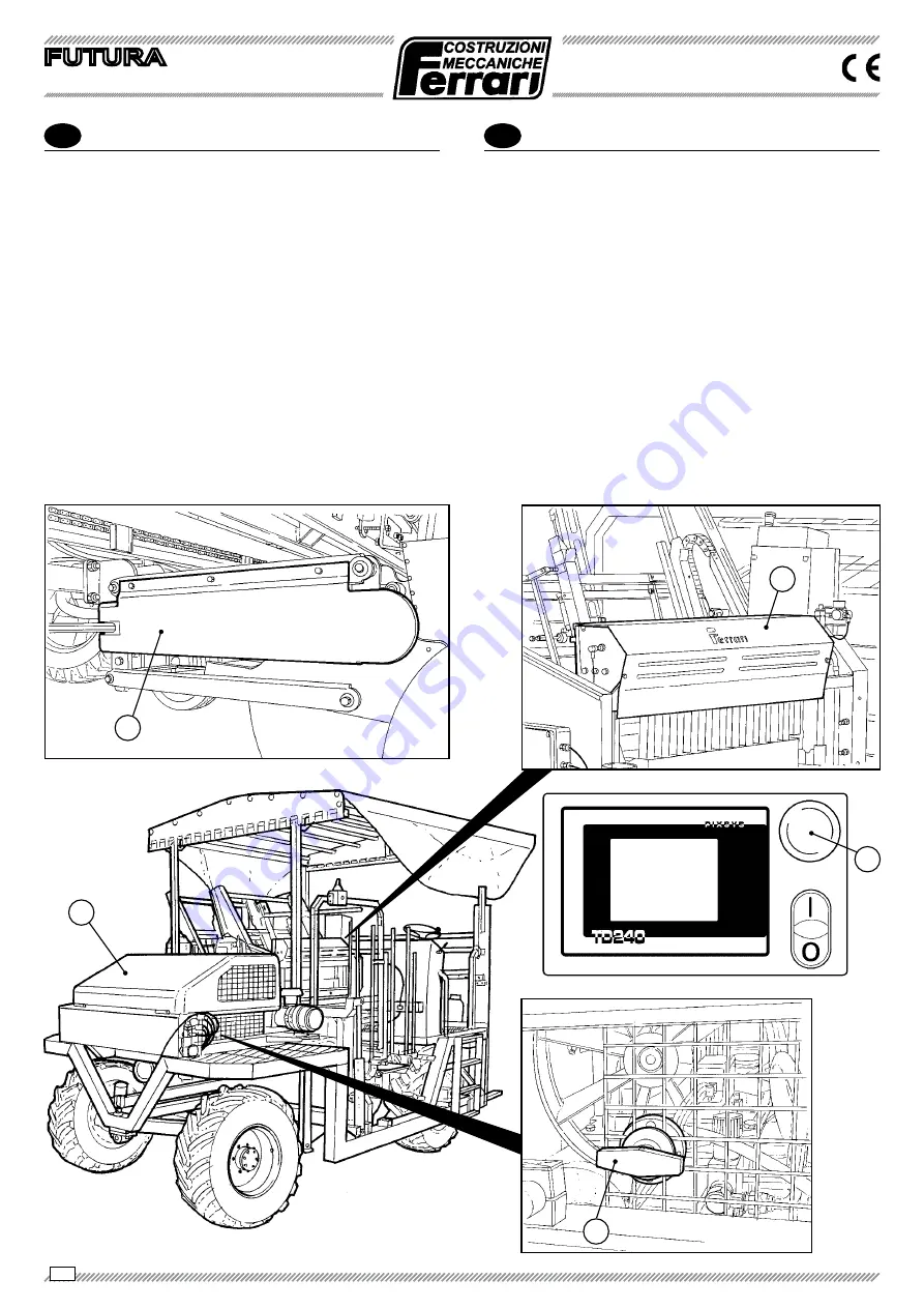 Ferrari FUTURA Operating And Service Manual Download Page 52