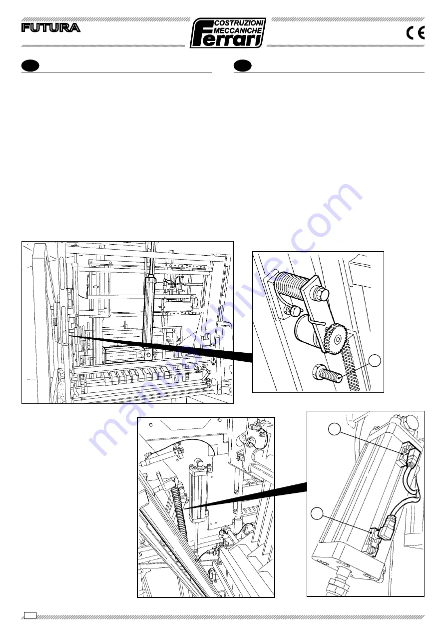 Ferrari FUTURA Operating And Service Manual Download Page 70