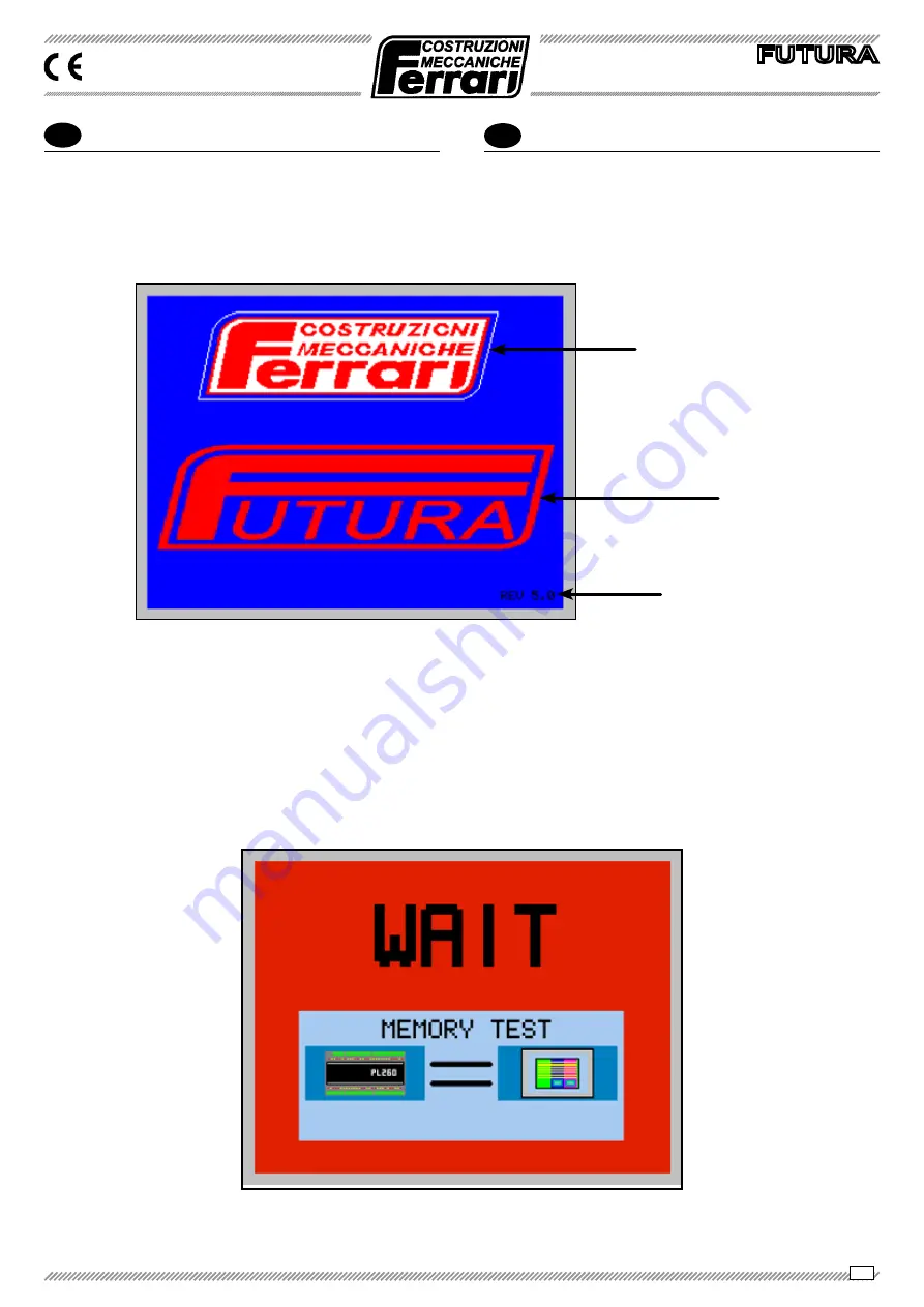 Ferrari FUTURA Operating And Service Manual Download Page 97