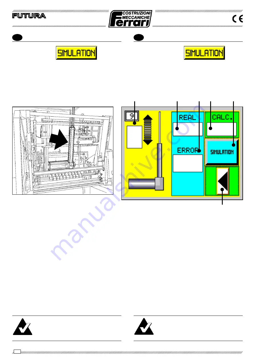 Ferrari FUTURA Operating And Service Manual Download Page 112