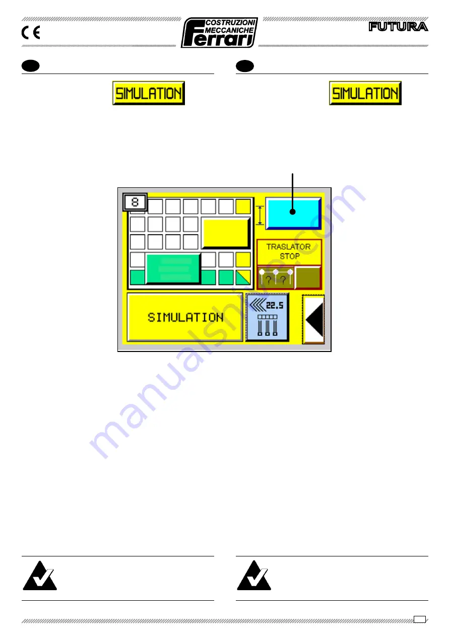 Ferrari FUTURA Operating And Service Manual Download Page 113