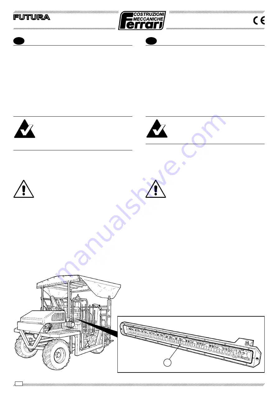 Ferrari FUTURA Operating And Service Manual Download Page 164