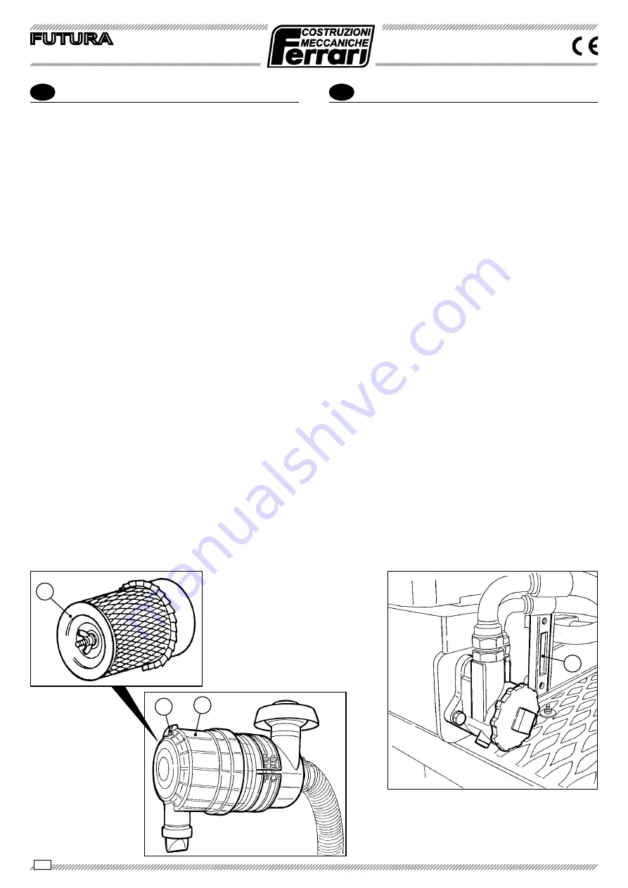 Ferrari FUTURA Operating And Service Manual Download Page 176