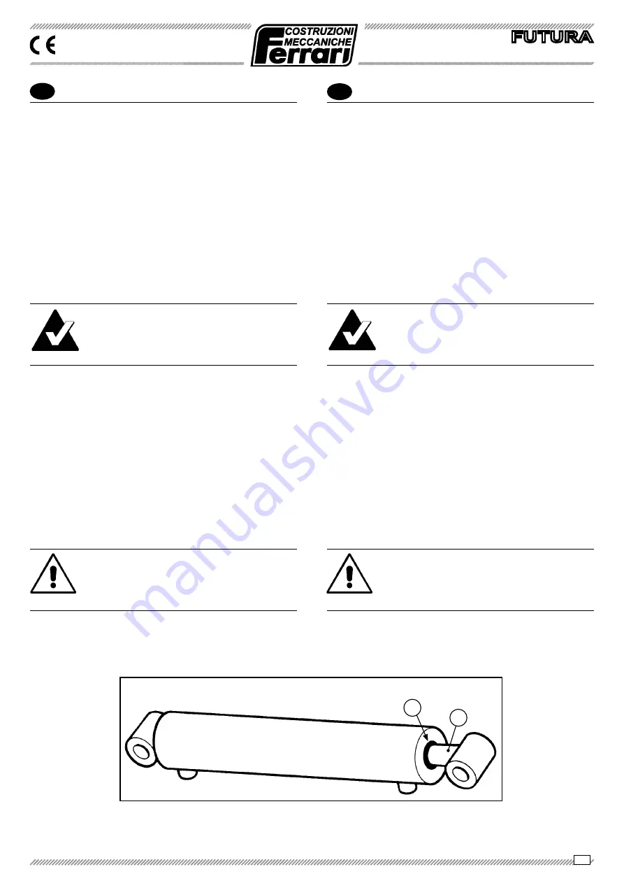 Ferrari FUTURA Operating And Service Manual Download Page 185