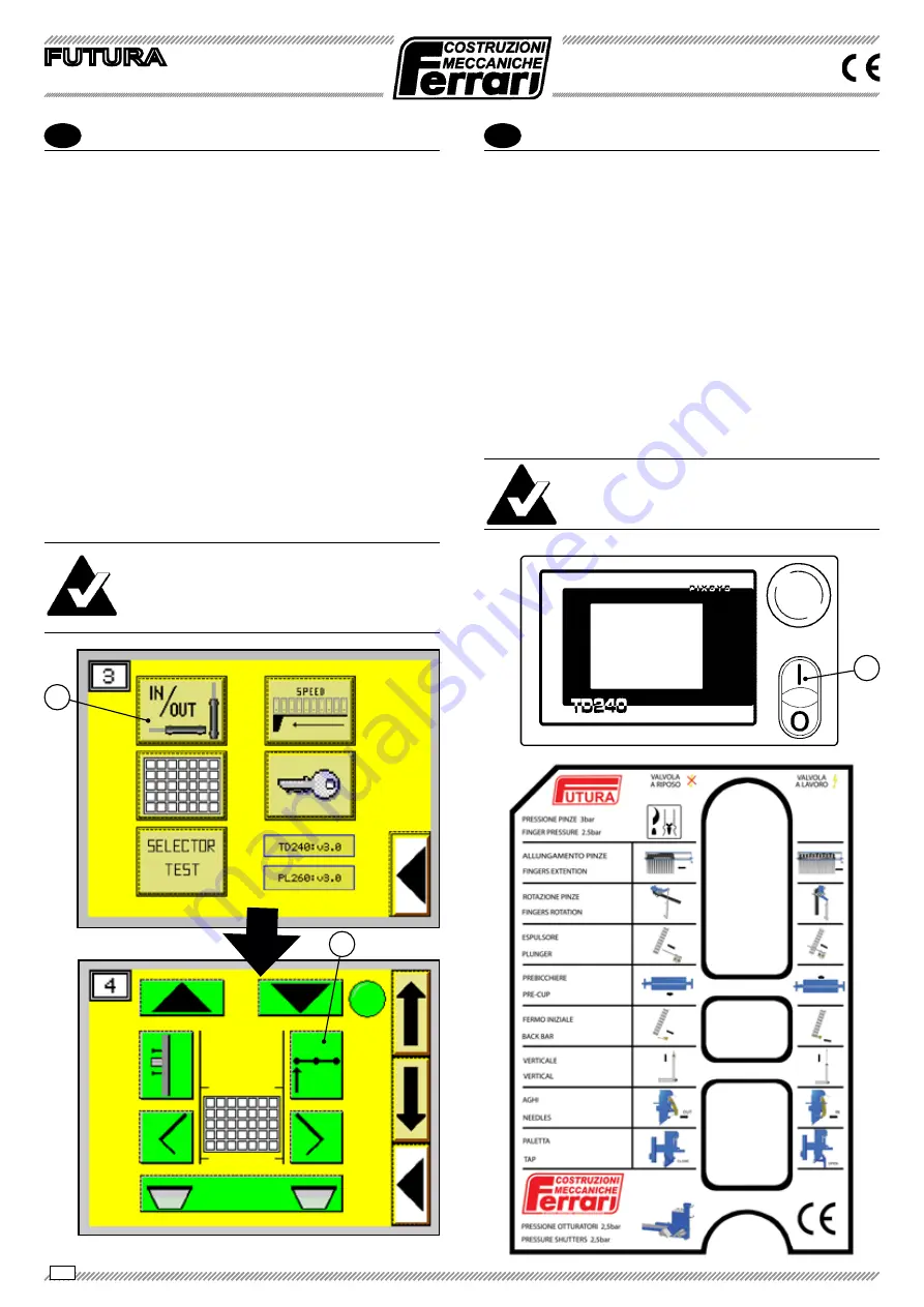 Ferrari FUTURA Operating And Service Manual Download Page 228