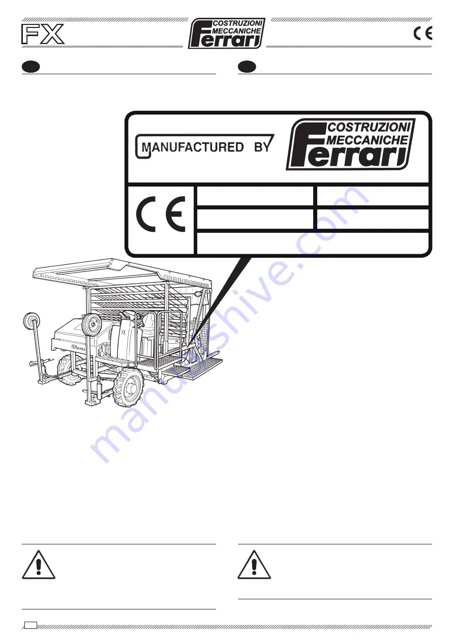 Ferrari FX Multipla Operating And Service Manual Download Page 52