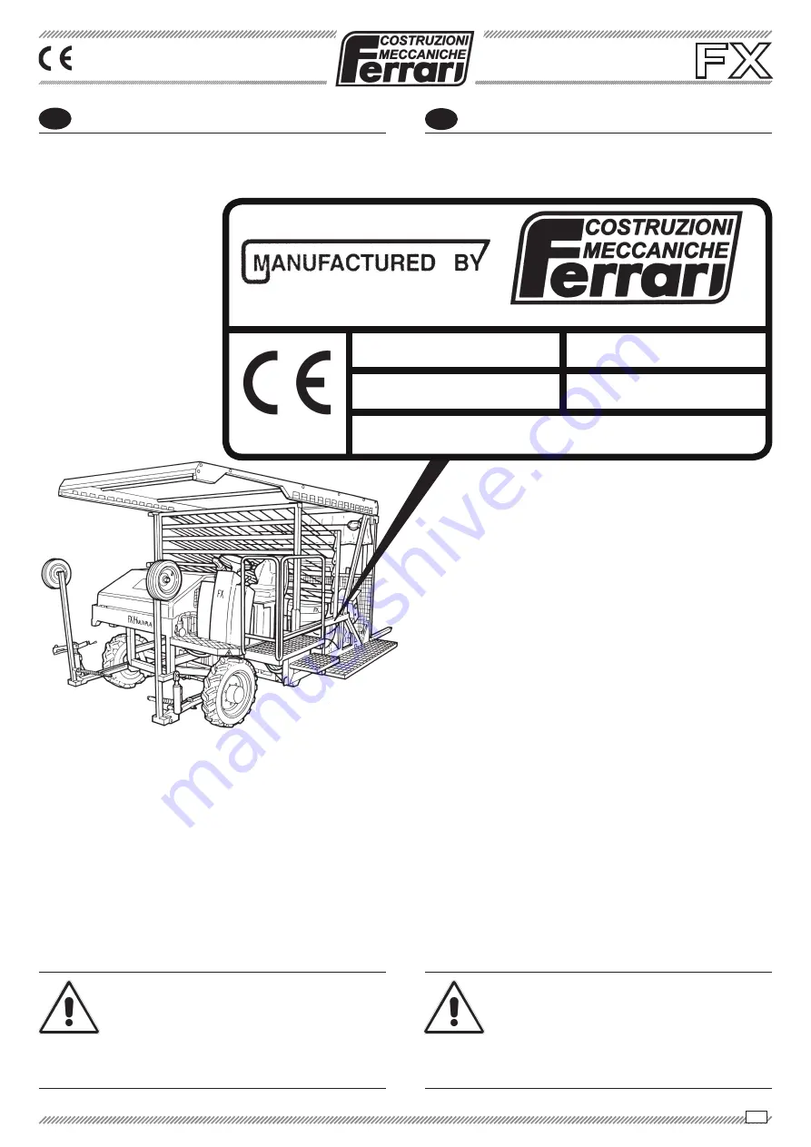 Ferrari FX Multipla Operating And Service Manual Download Page 53