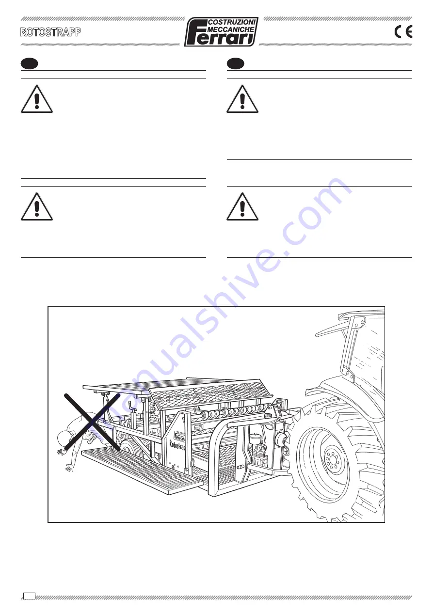 Ferrari ROTOSTRAPP Operating And Service Manual Download Page 36