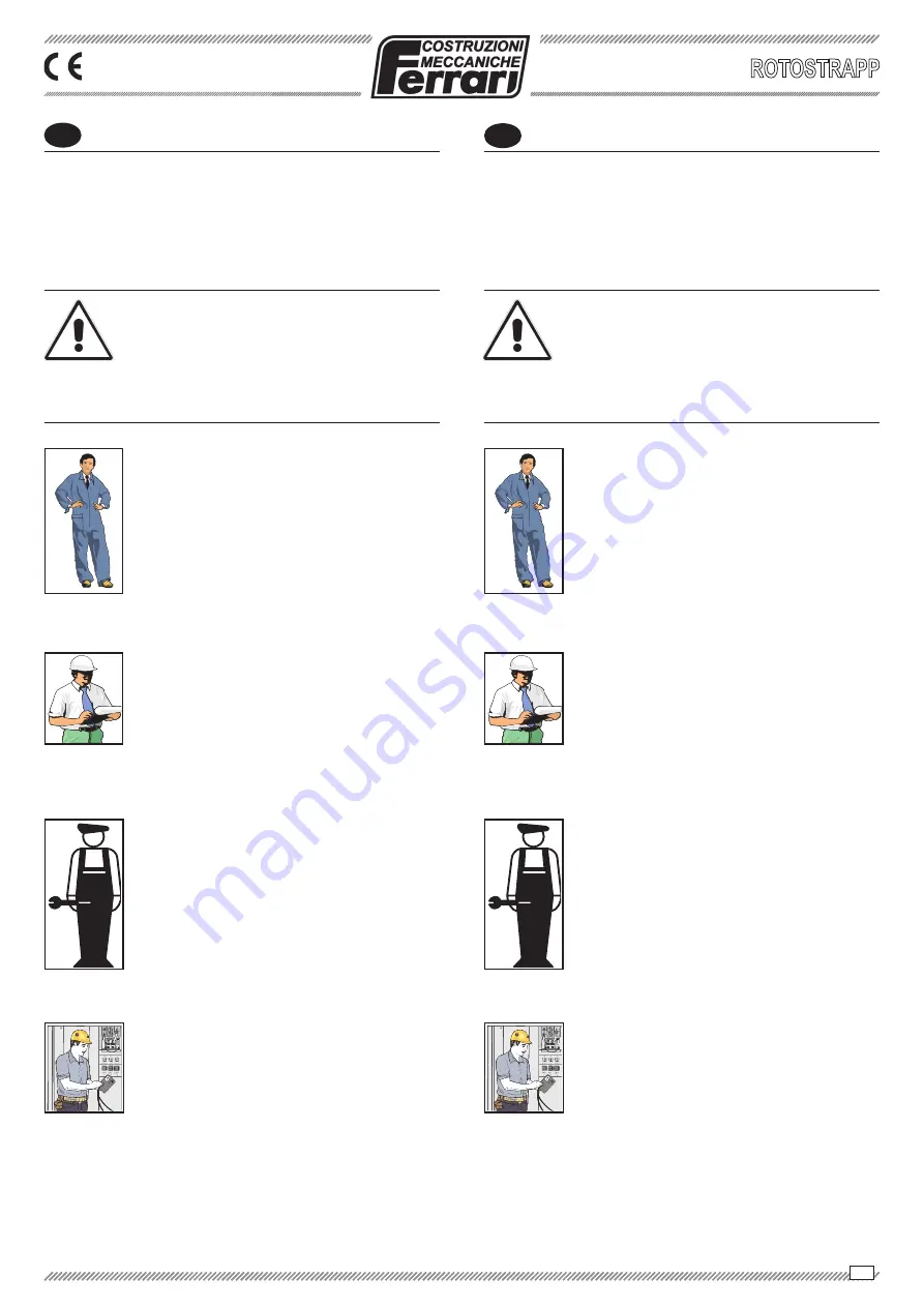 Ferrari ROTOSTRAPP Operating And Service Manual Download Page 41