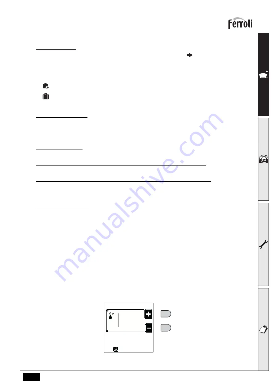 Ferroli 0MDDCAWA Instructions For Use, Installation And Maintenance Download Page 15