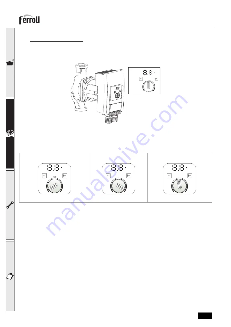 Ferroli 0MDDCAWA Instructions For Use, Installation And Maintenance Download Page 20