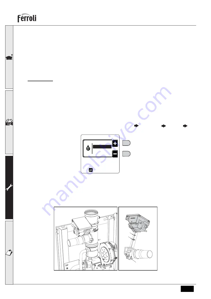 Ferroli 0MDDCAWA Instructions For Use, Installation And Maintenance Download Page 96