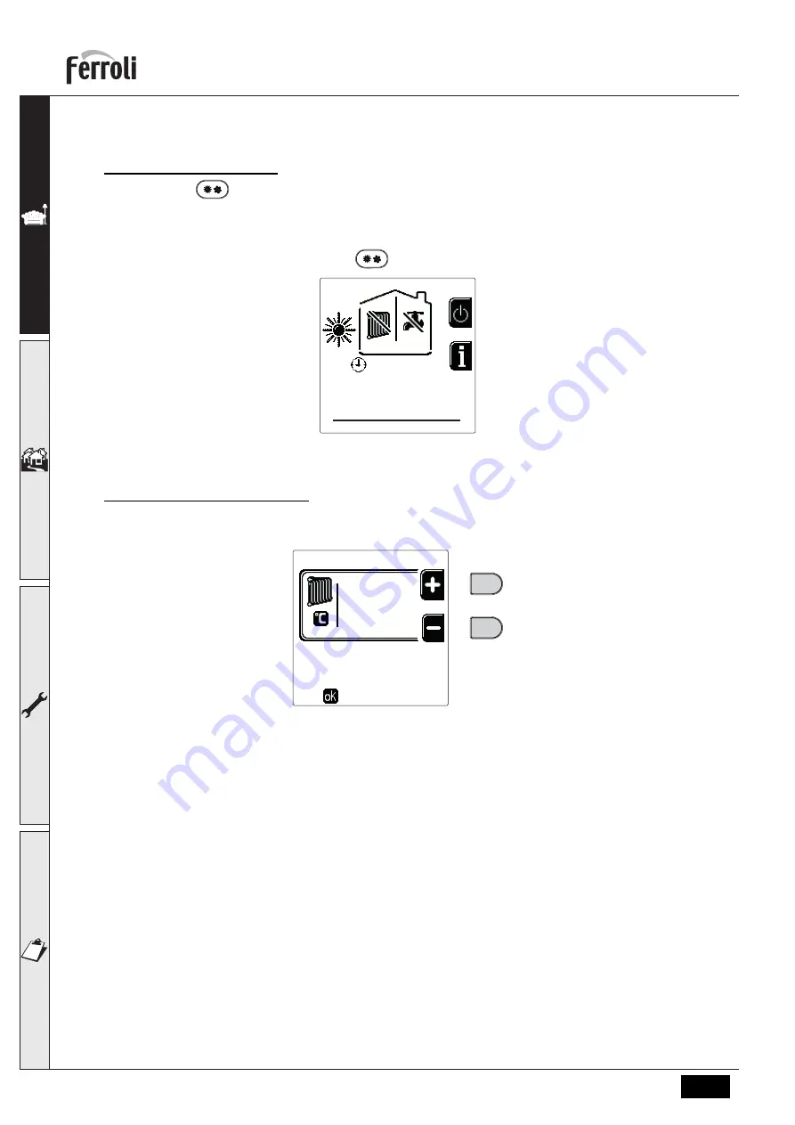 Ferroli 0MDDCAWA Instructions For Use, Installation And Maintenance Download Page 126