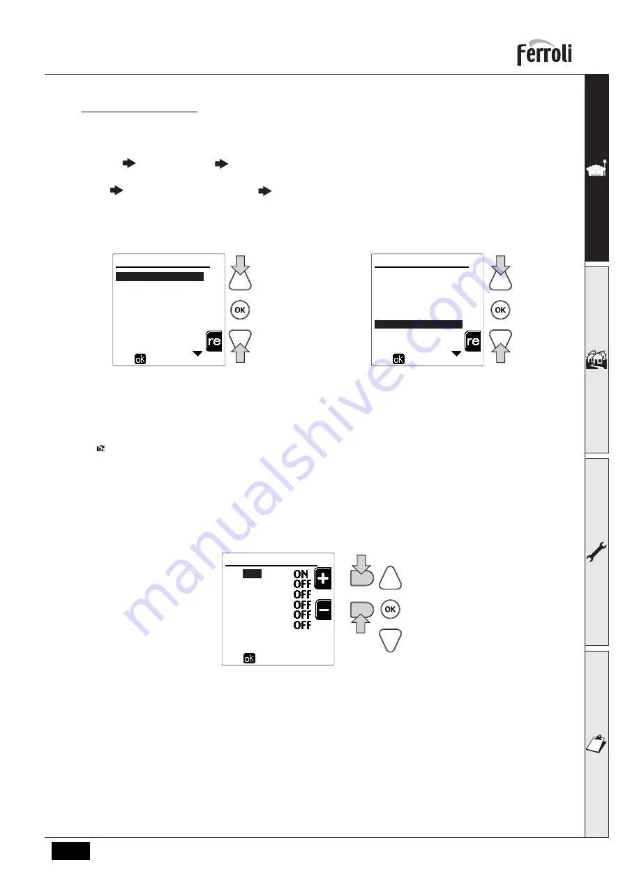 Ferroli 0MDDCAWA Instructions For Use, Installation And Maintenance Download Page 185