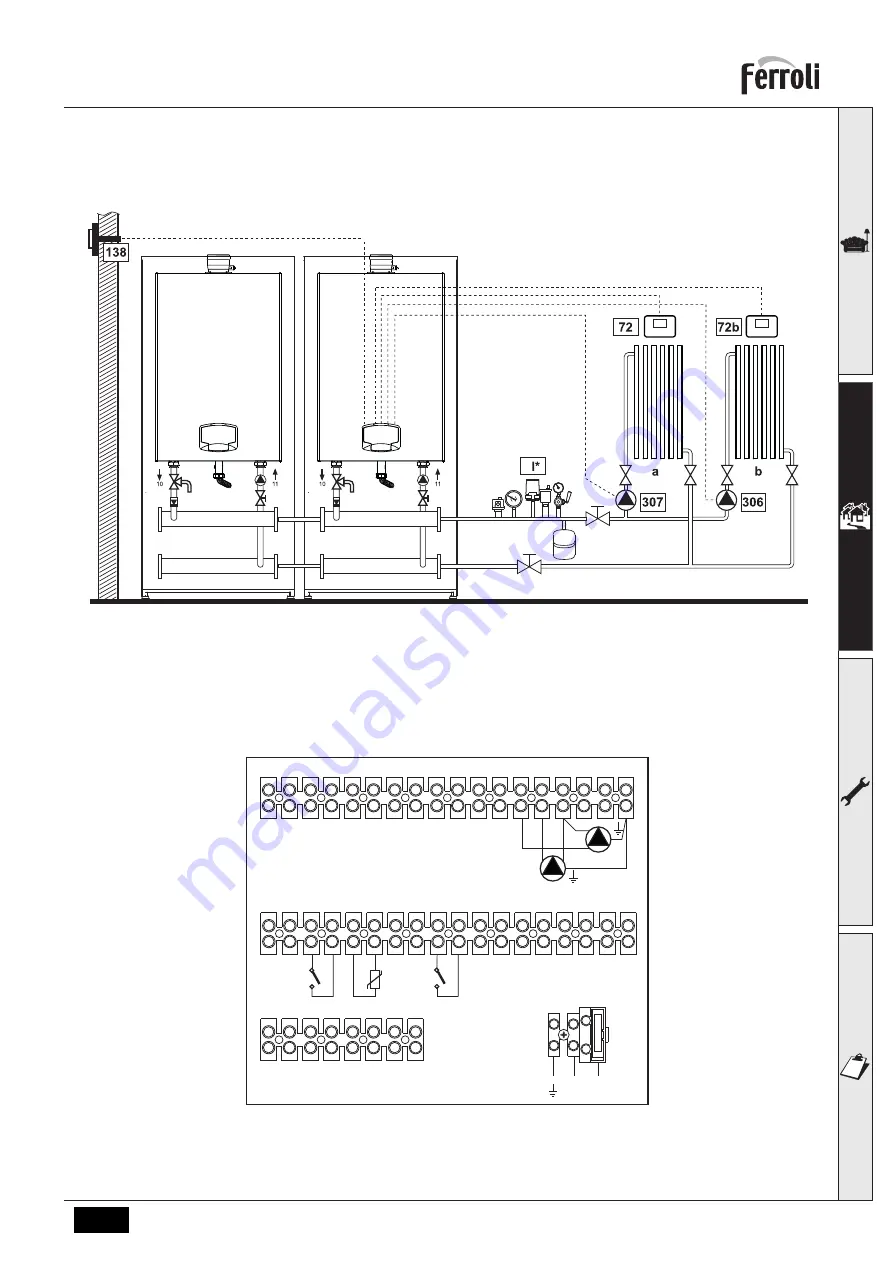 Ferroli 0MDDCAWA Instructions For Use, Installation And Maintenance Download Page 197