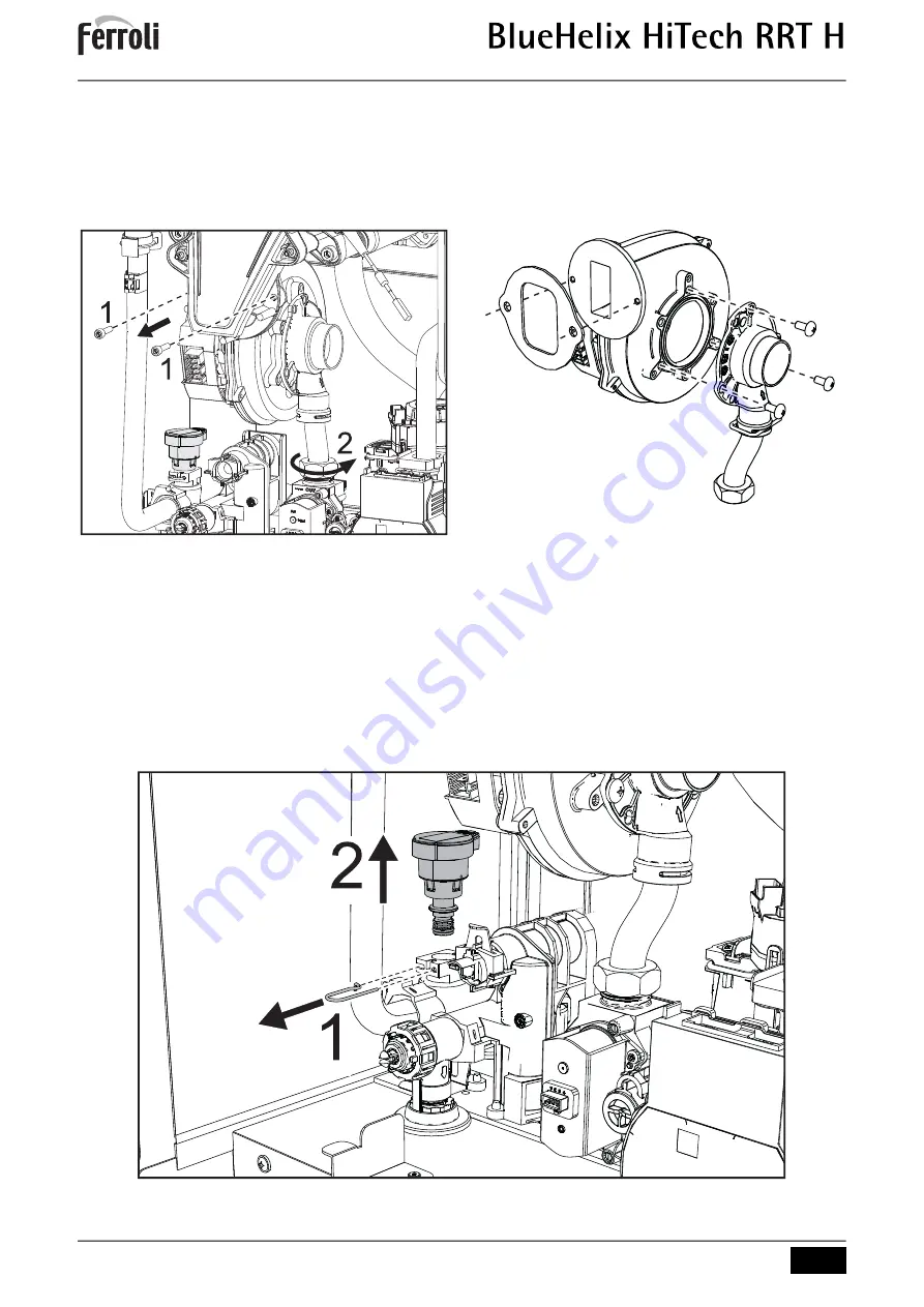 Ferroli 0T4D1AWA Instructions For Use, Installation & Maintenance Download Page 47