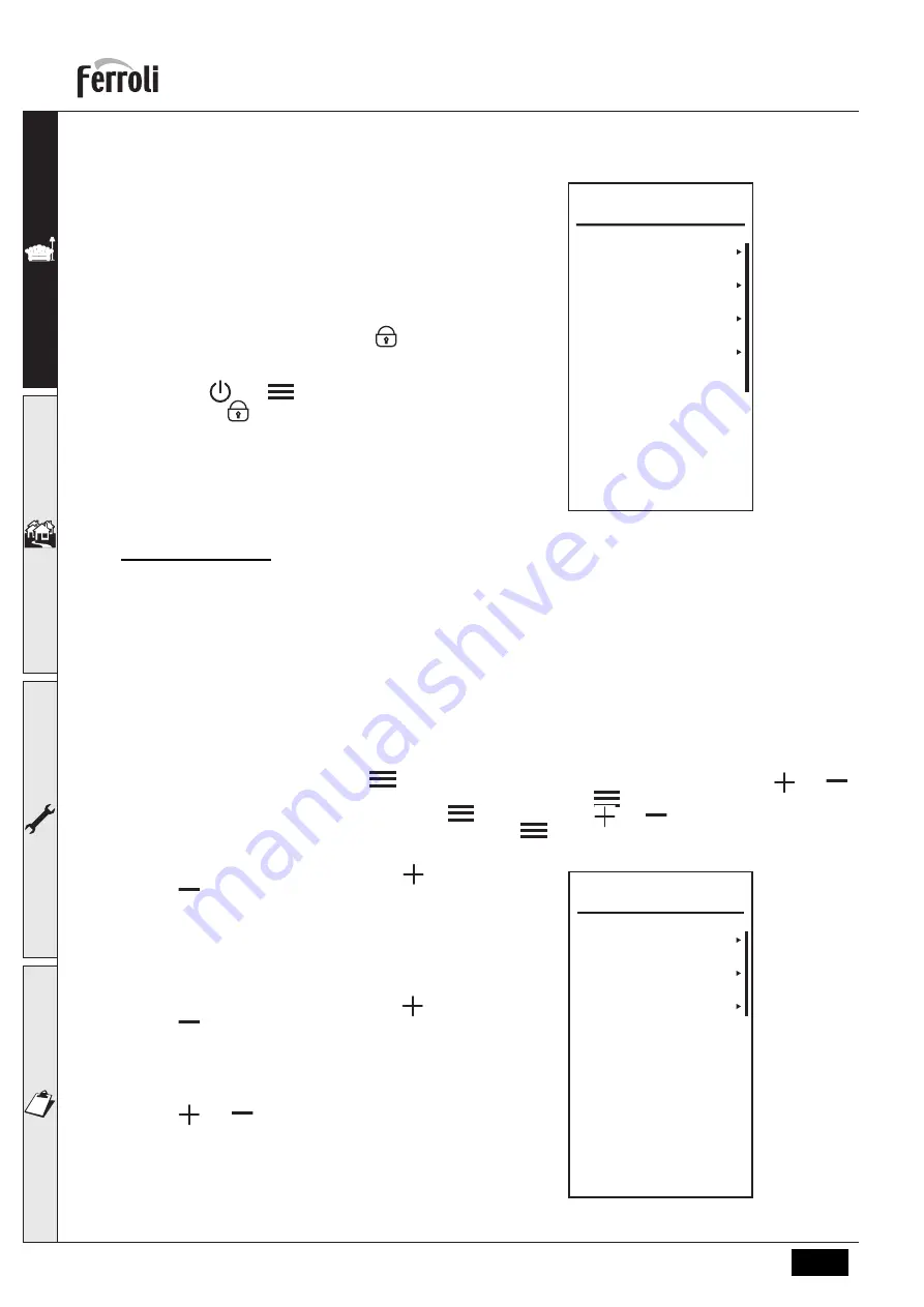 Ferroli 47-267-74 Instructions For Use, Installation & Maintenance Download Page 14