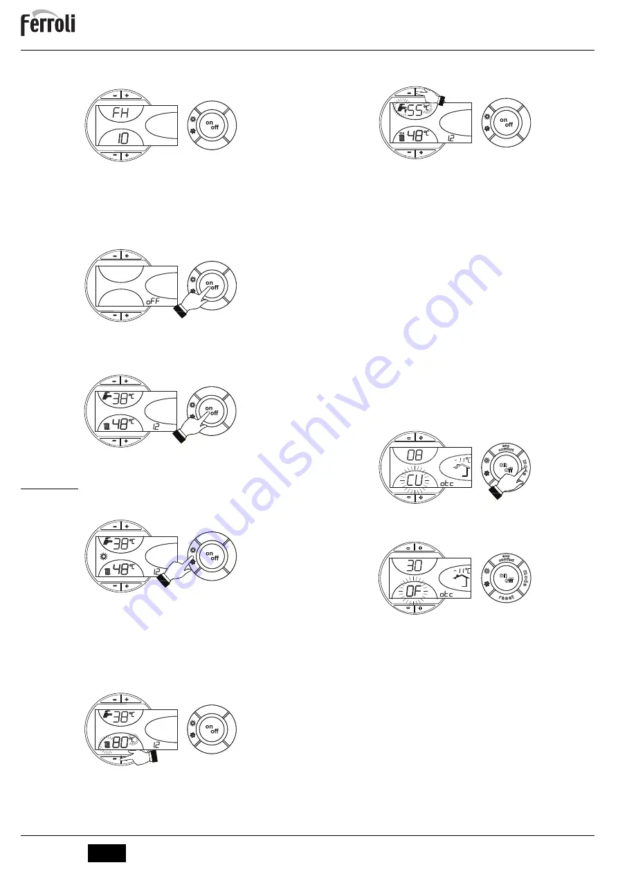 Ferroli ATLAS D 25 UNIT Instructions For Use, Installation And Maintenance Download Page 42